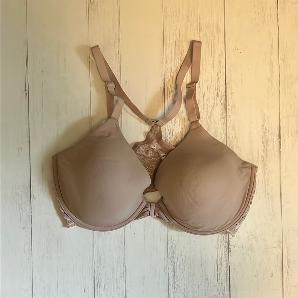 Natori Lush Racerback Front Close Bra (Rose Beige)
